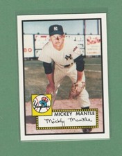 (1) 2006 TOPPS ROOKIE OF THE WEEK #25 MICKEY MANTLE HOF EX-MT Condition 