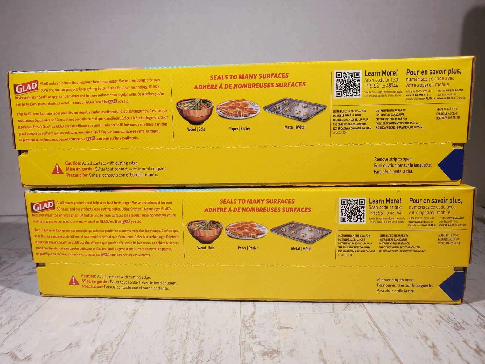 Glad Pressn Seal Food Wrap 140 Sq Ft 3pack For Sale Online Ebay