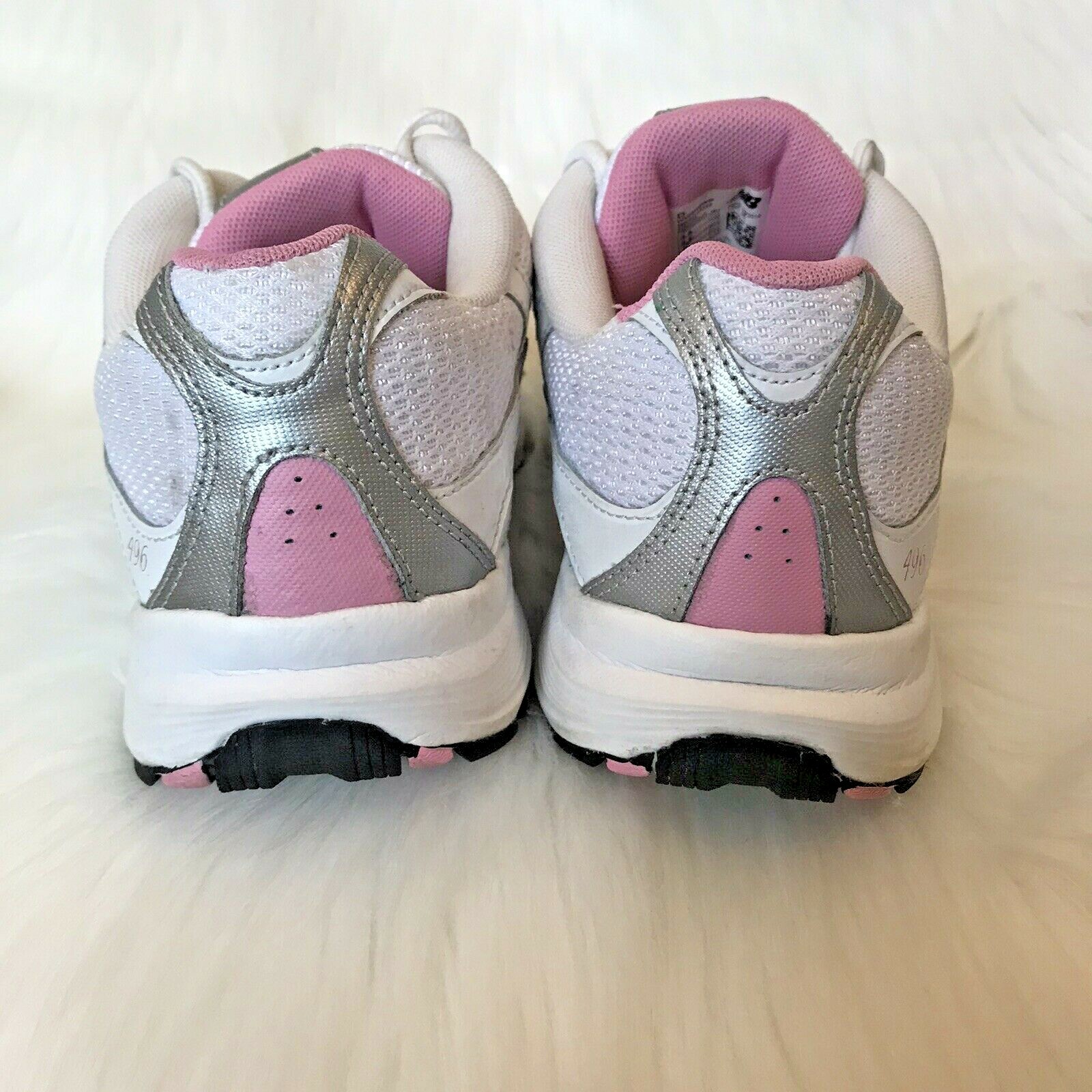 New Balance 496 Womens Size 8.5 Shoes Sneakers Walking White Pink
