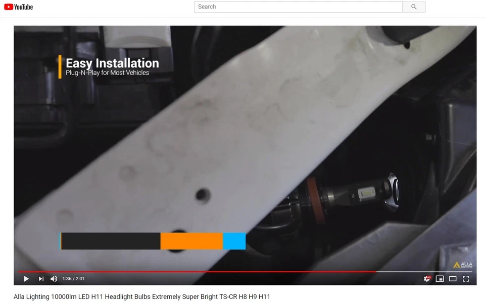 H7 LED 雾灯灯泡|头灯灯泡|运行灯泡适用于福特起亚现代大众 — 第 4/4 张图片