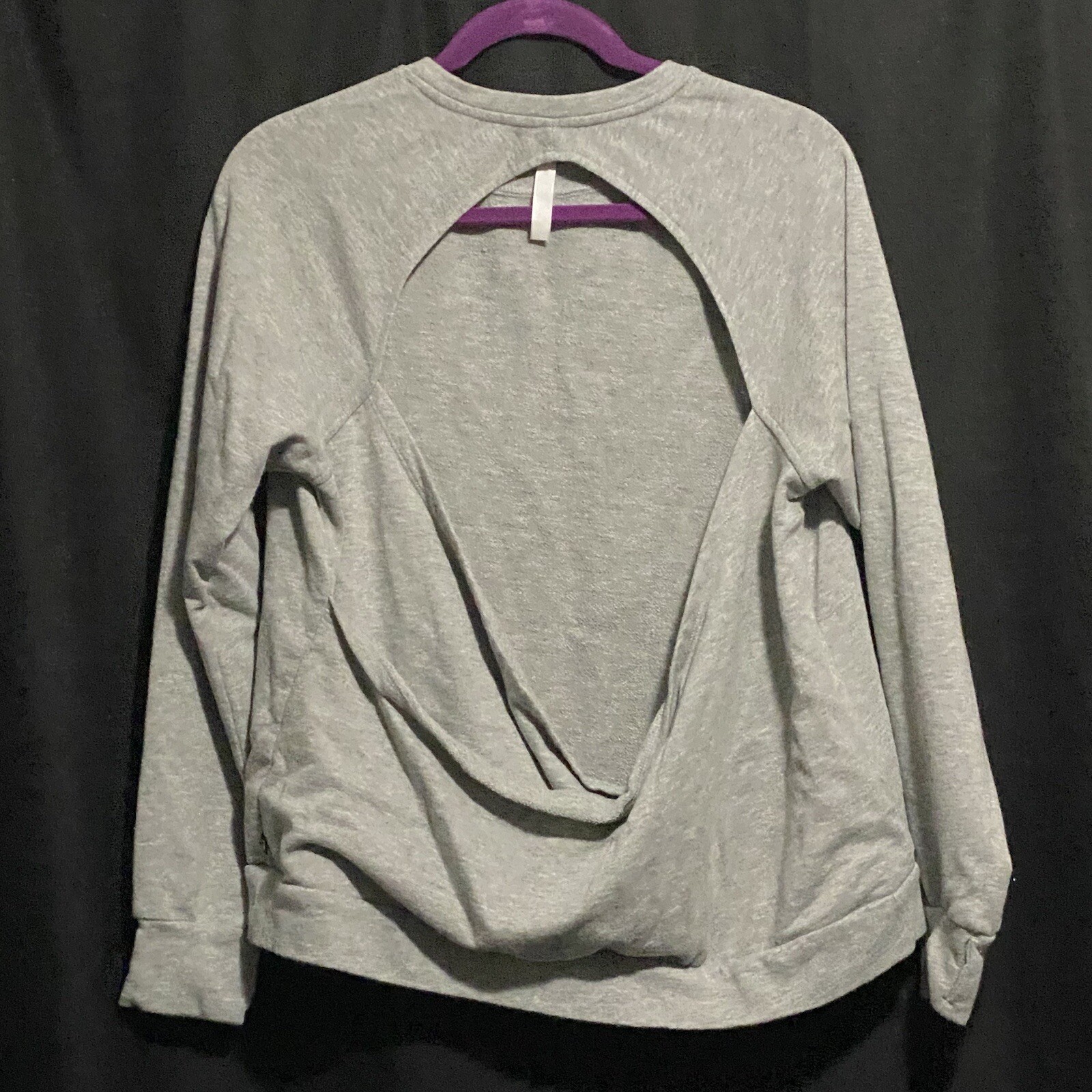 Fabletics Ginger Pullover Open Back Sweatshirt Th… - image 2