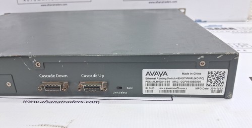 COMMUTATEUR DE ROUTAGE ETHERNET AVAYA 4524GT-PWR - Photo 10/11