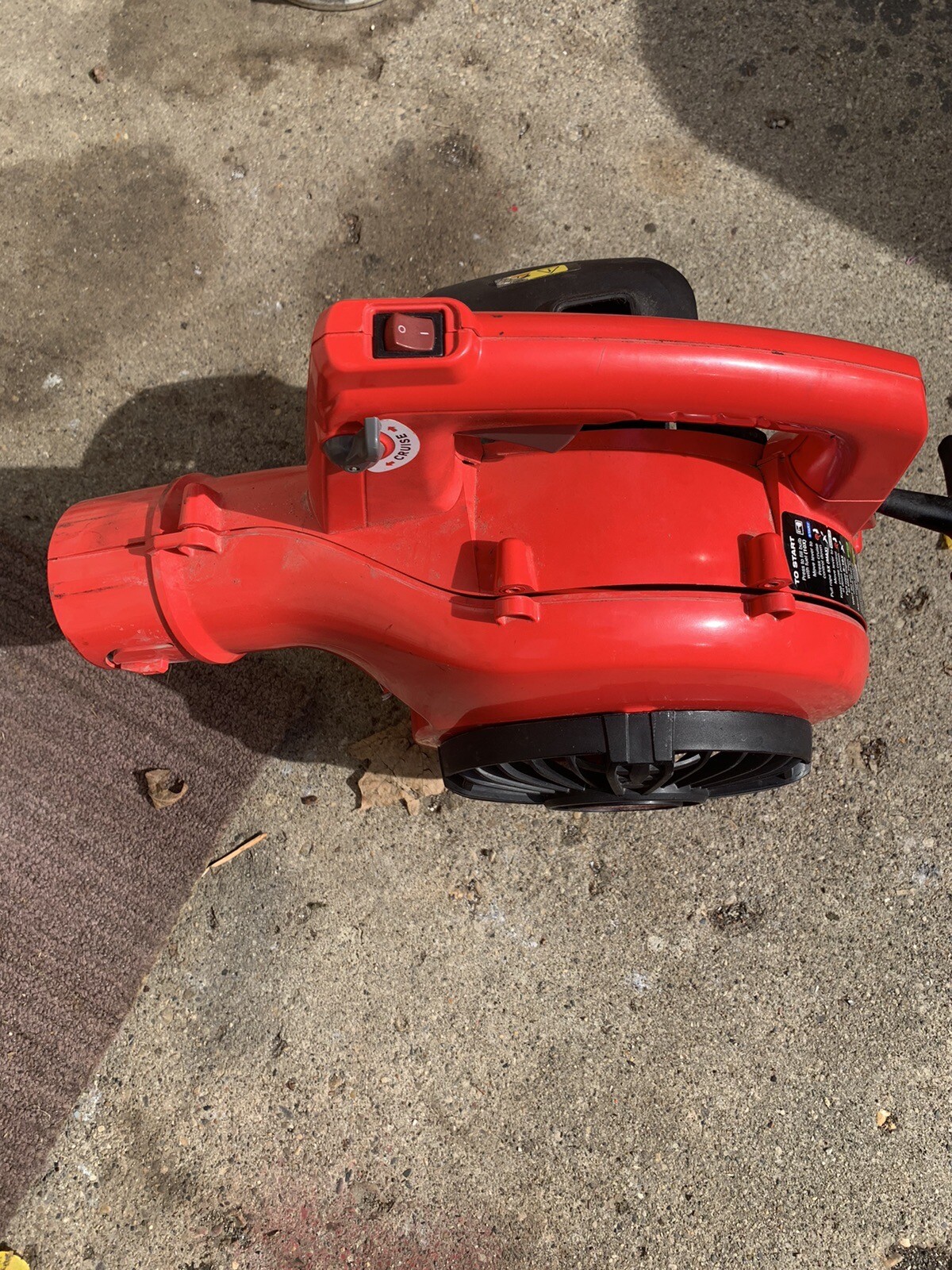Craftsman B2000 Gas Leaf Blower 2Cycle engine housing/starter