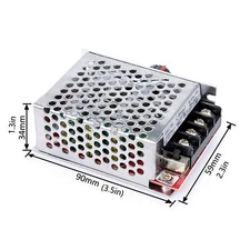 DC 7-70V PWM Motor Speed Controller Switch Control 12/24V 40V For Power Wheels