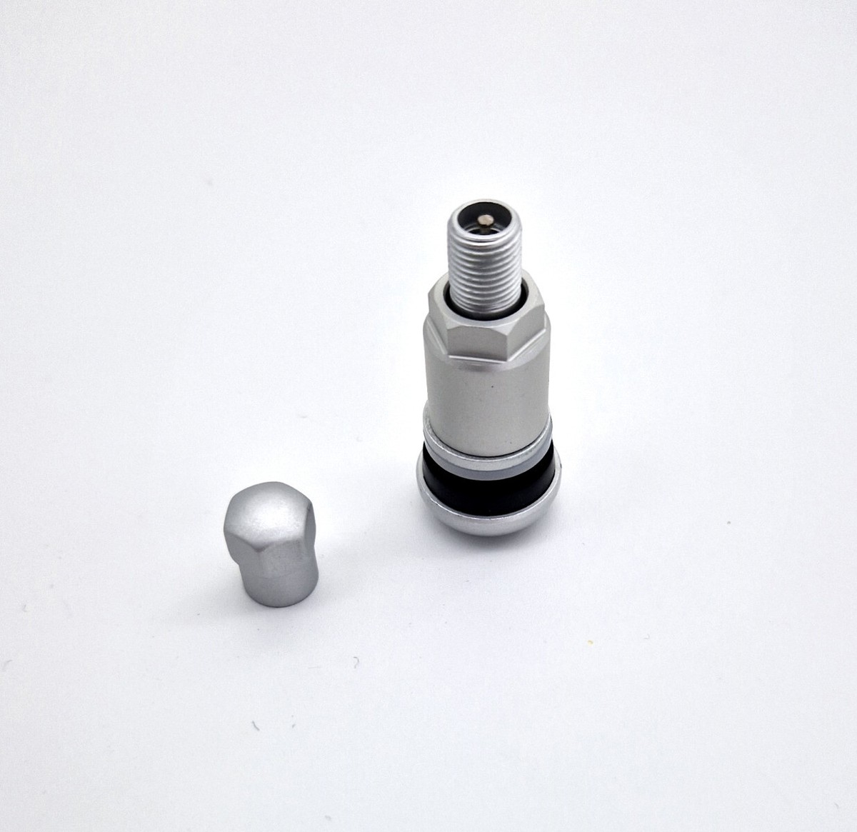 4x Silber Chrom Felgenventile - Universal Metallventile 11,3mm Für Alufelgen