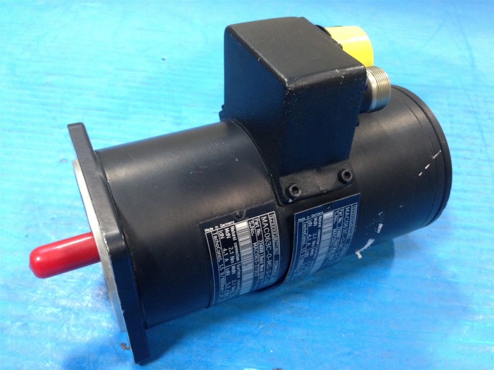 INDRAMAT MAC063C-0-MS3-C/095-B-0 PERMANENT MAGNET MOTOR REFURBISHED (L2)