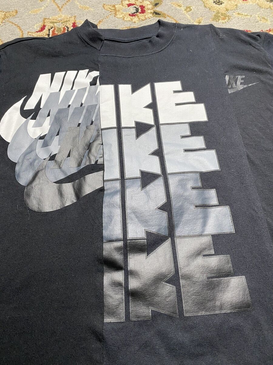 Nike X Sacai T Shirt Men's Small Rare Black Preowned | eBay Nike X Sacai T Shirt Men's Small Rare Black Preowned | eBay