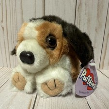 Vintage Puffkins Sherlock the Hound Dog Plush With Hang Tag 4 Inch 1994