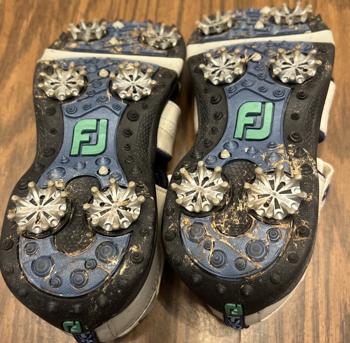 FOOTJOY フットジョイ Footjoy FJ Golf Sandals Leather Adjustable Straps Soft Spikes Size