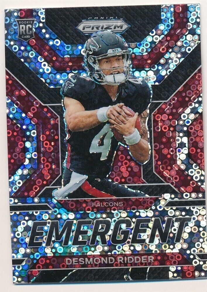 DESMOND RIDDER 2022 PANINI PRIZM EMERGENT SILVER DISCO #E-2 RC ROOKIE MINT
