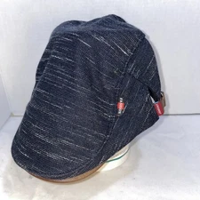 Jamont fashion hats Newsboys men Black Tweed w/ Brown bill New no tags