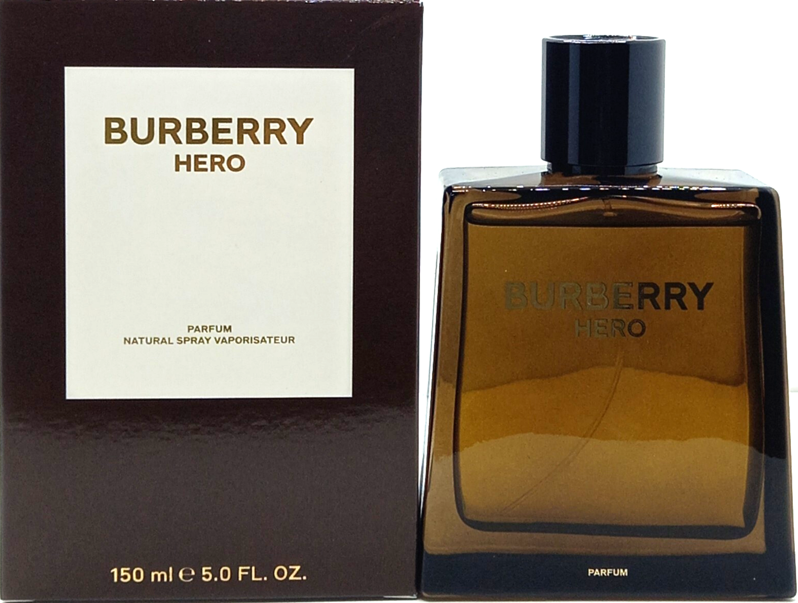 BURBERRY HERO Men's Parfum Spray 5.0 Oz / 150ml Jumbo Size-image
