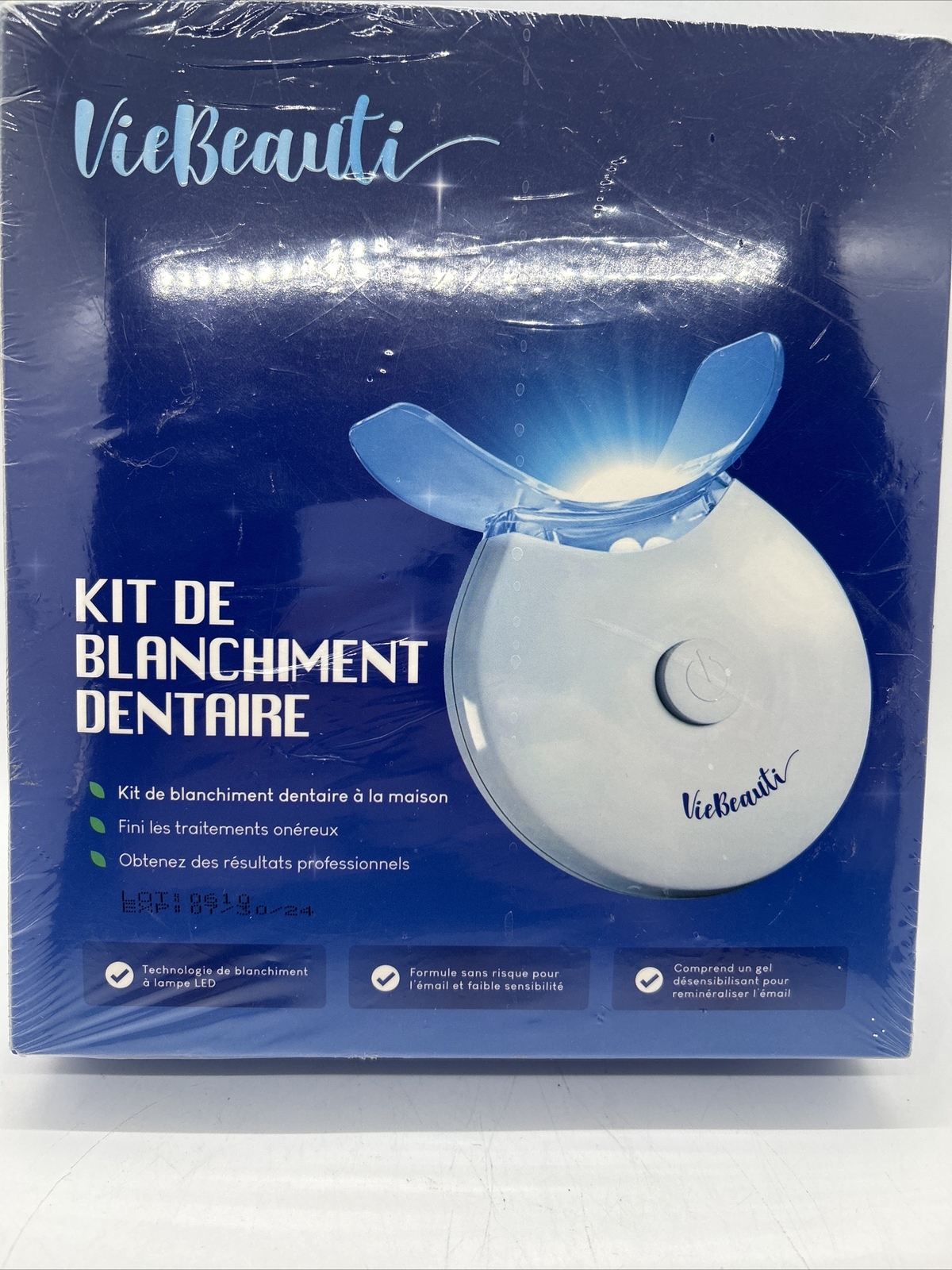 VieBeauti Teeth Whitening System LED Light Activated Home Dental Kit