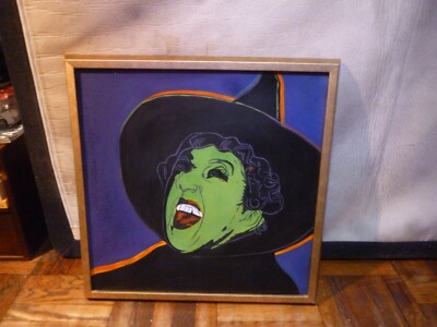 Andy Warhol ''The Witch '' Limited Edition 24''x24'' O/S Lithograph on canvas