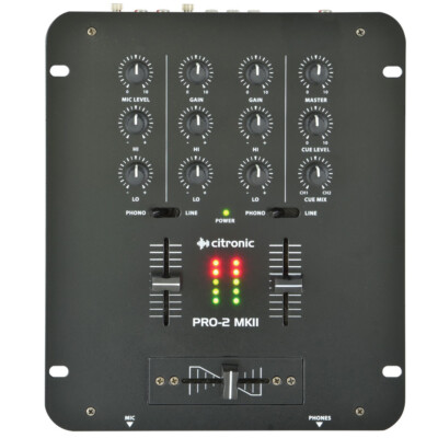 CITRONIC PRO-2 MKII 2-KANAL DJ MIXER