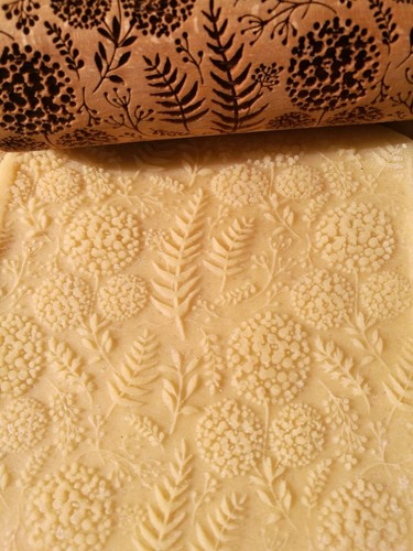 Dandelion Embossed Rolling Pins Cake Design Fondant Icing for Kitchen Baking - Picture 10 of 13