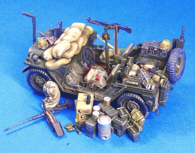 Legend 1/35 M151 MUTT Jeep Stowage and Accessories Set in Vietnam