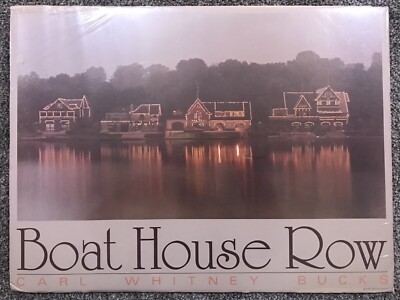 Row Row Carl Boat House Row Carl Whitney Bucks Print Philadelphia PA Lights | eBay