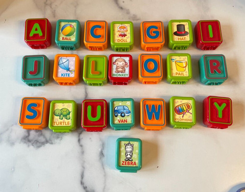 Vtech Sit to Stand Alphabet Train Replacement Letter Blocks U-Pick Combine Ship!