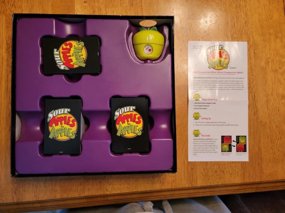 Sour Apples To Apples Game (2010) "Best Comparison Wins Worst Comparison SPINS"! - Image 2 of 3