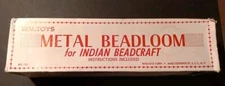 Vintage Metal Beadloom for Indian Beadcraft by Waltoys Original Box