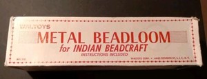 Vintage Metal Beadloom for Indian Beadcraft by Waltoys Original Box