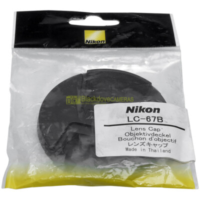COPRIOBIETTIVO 67MM TAPPO COVER MOLLA ADATTO PER CANON NIKON LENS CAP LC67 LC-67