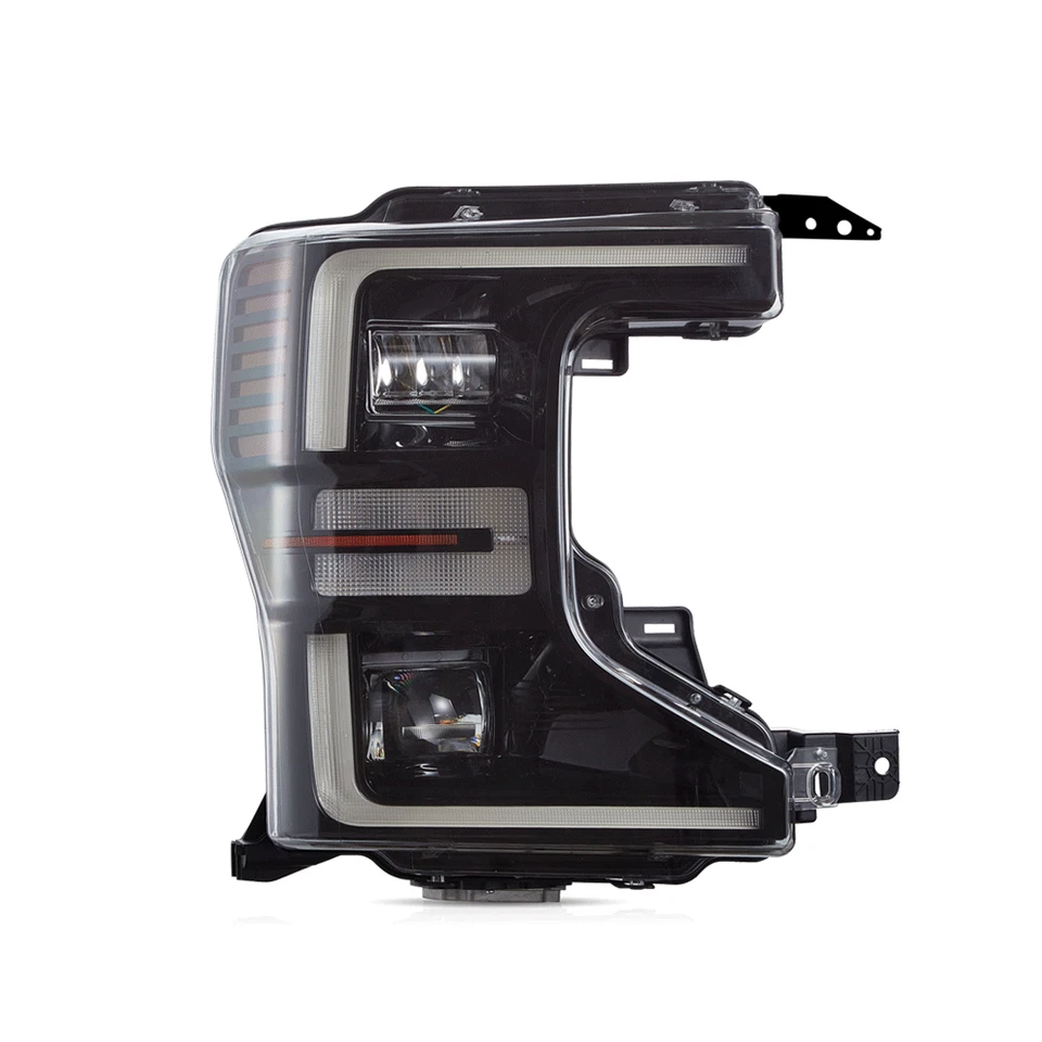 Full LED Headlights For 2020-2022 Ford F250 F350 Super Duty Halogen Front Lamps - Image 3 of 4