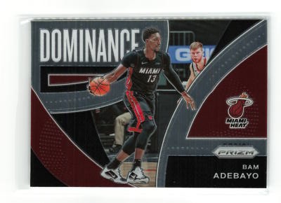 BAM ADEBAYO #1 2021-22 PANINI PRIZM HEAT DOMINANCE
