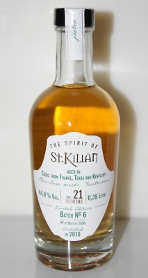 The Spirit of St. Kilian batch 6 44,9% Bourbon meets Sauternes 0,35L