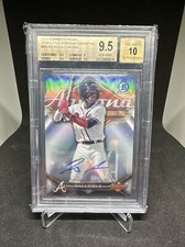 2018 Bowman Chrome Ronald Acuña Jr Auto /150 AFL Fall Stars