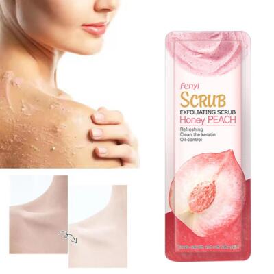 Peach Scrub Body Cream Repair The Skin Moisturize and D4P6 F7T5 Hydrate D4C0