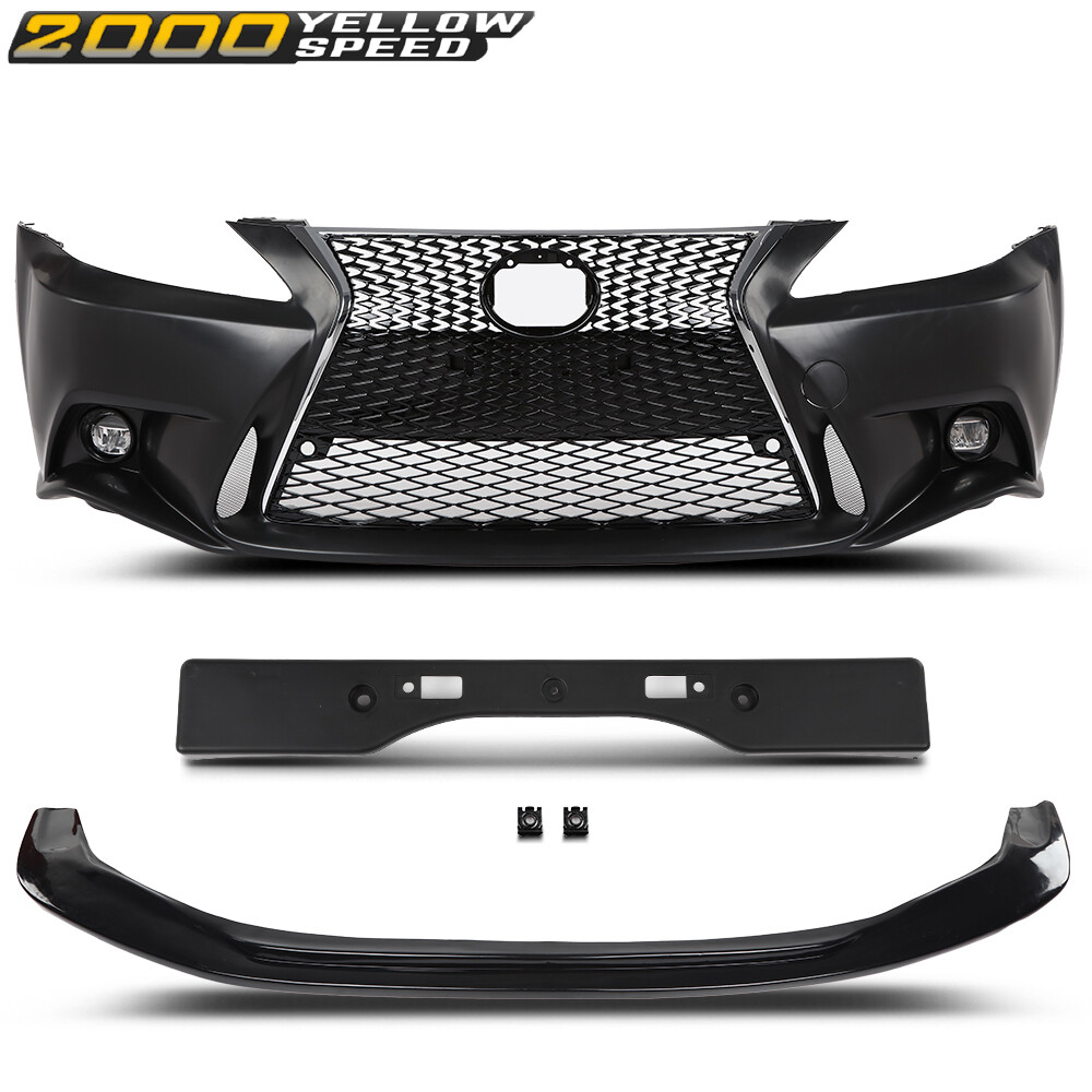 Front Bumper 2IS to 3IS 14+ F-Sport Fit For 2006-2013 Lexus IS250