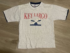 Vintage Key Largo Nautical T Shirt Made In USA Boating SZ L