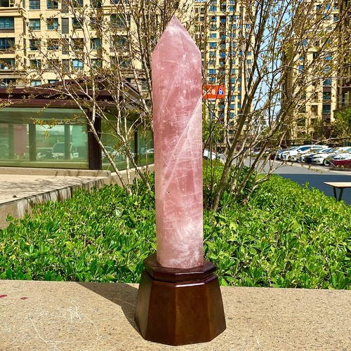 8.62LB Natural Pink Crystal Pillar, Obelisk, Mineral Healing - 第 14/15 張圖片