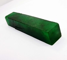 290.90 Ct Natural Colombian Green Emerald Certified Rough Huge Loose Gemstone