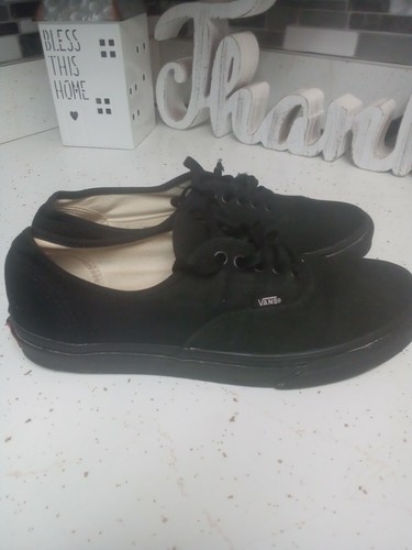 mens black vans size 9