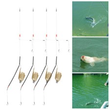4PCS Portable Lightweight Fishing Bait Cage Lure Trap Basket Feeder Holder  ANA