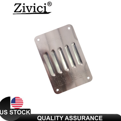 6''x4'' Louvre Air Vent Cover, Rustproof Silver Aluminum Grill for Caravan