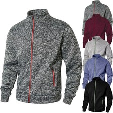 Men  s Stand Collar Jacket Cardigan Casual Spring Autumn Zip Up Sweatshirt Gift