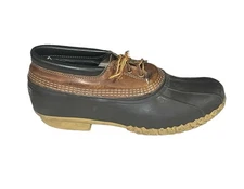 LL Bean Boots Mens Size 14 LM Vtg 1980s Duck Moc Shoes Made USA