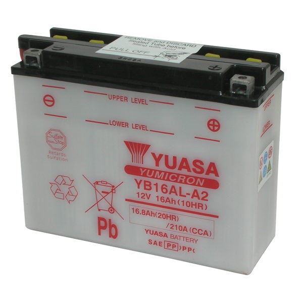 BATTERIA YUASA YB16AL-A2 12V 16AH DUCATI 851 SBK SP3 888 1991