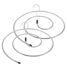 2 Pcs Sheet Hangers Spiral for Sheets Clothing Drying Rack Clothes