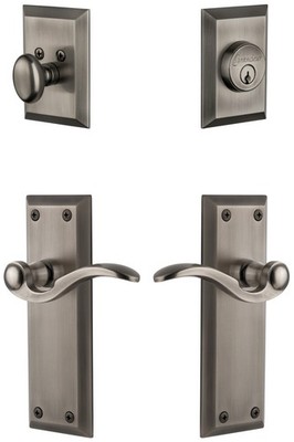 Grandeur FAVBEL_SP_ESET_234 Fifth Avenue Solid Brass Right Handed - Grey