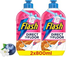 Flash Direct To Floor Berry & Cherry Blossom All Purpose Floor Cleaner 2x800ML