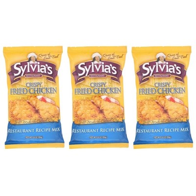 Sylvia's Perfect Fried Chicken Mix, 10oz (3 Pack)