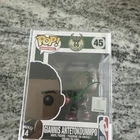 Giannis Antetokounmpo Hand-Signed #45 Funko Pop Milwaukee Bucks (Beckett)