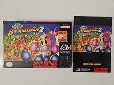 Super Bomberman 2 Box And Manual Only Super Nintendo SNES 1st Print