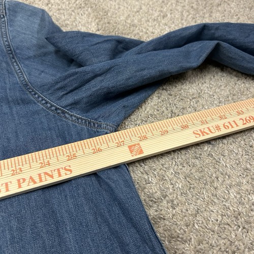 Devil Dogs Workwear Shirt Crowders Men's XXL Blue Denim Button Up New with Tags - Picture 5 of 12