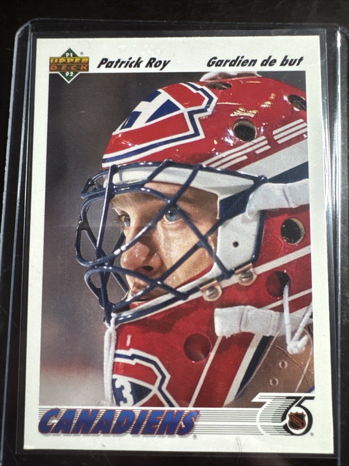 1991-92 Upper Deck - Patrick Roy #137 French